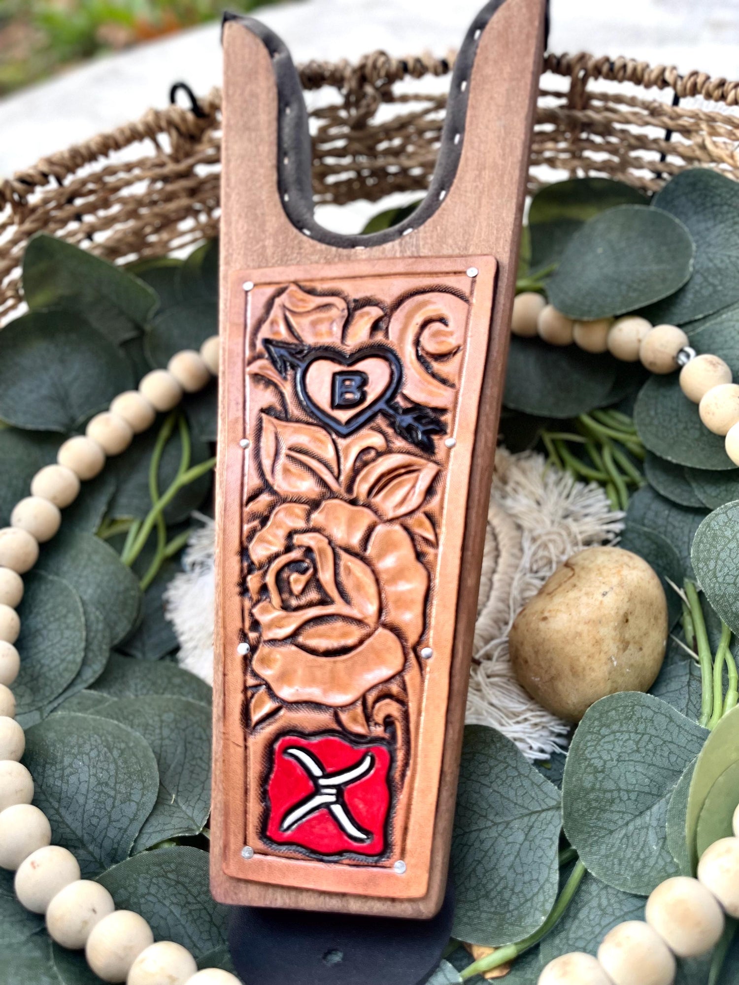 Boot Jack with Leather