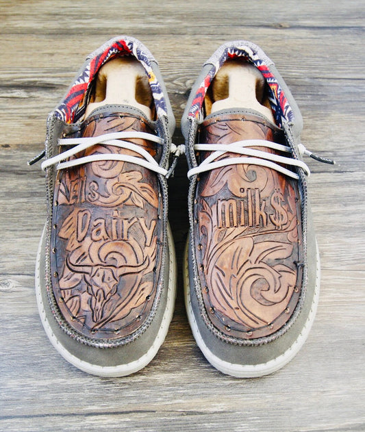 Men and Women Leather Dude Shoes