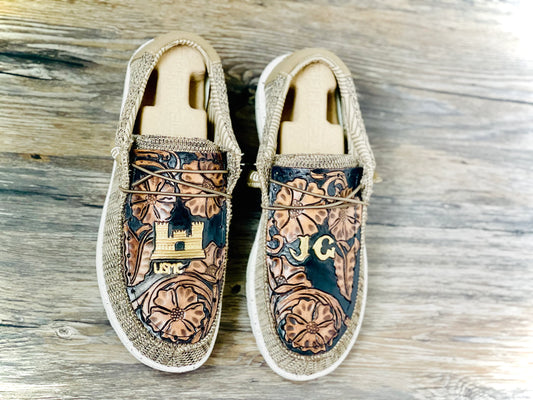 Men and Women Leather Dude Shoes