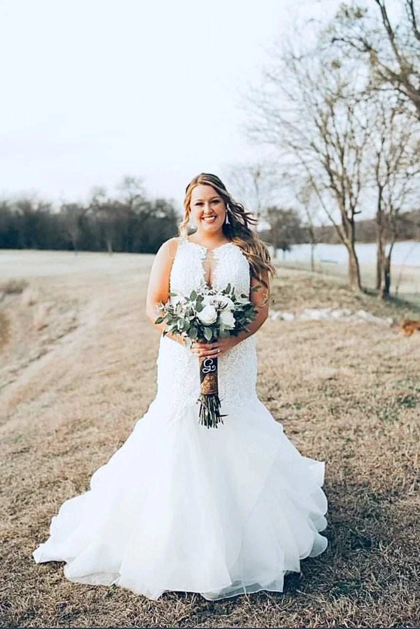 Leather Wedding Bouquet Wrap