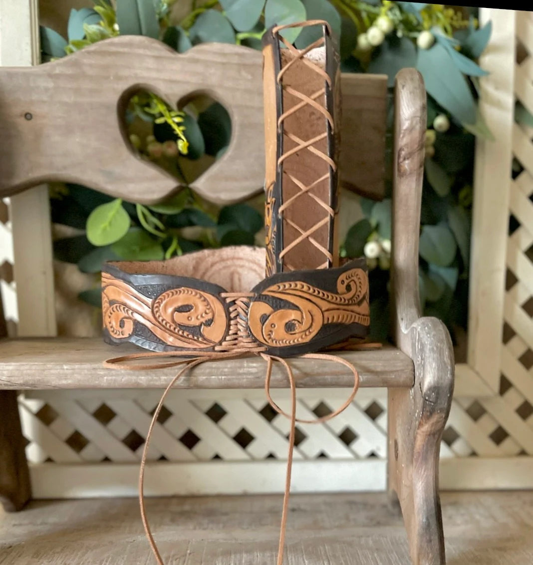 Leather Wedding Garter