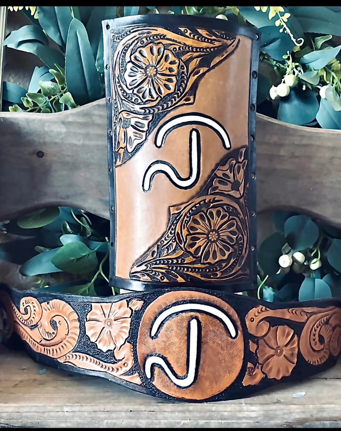 Leather Wedding Garter