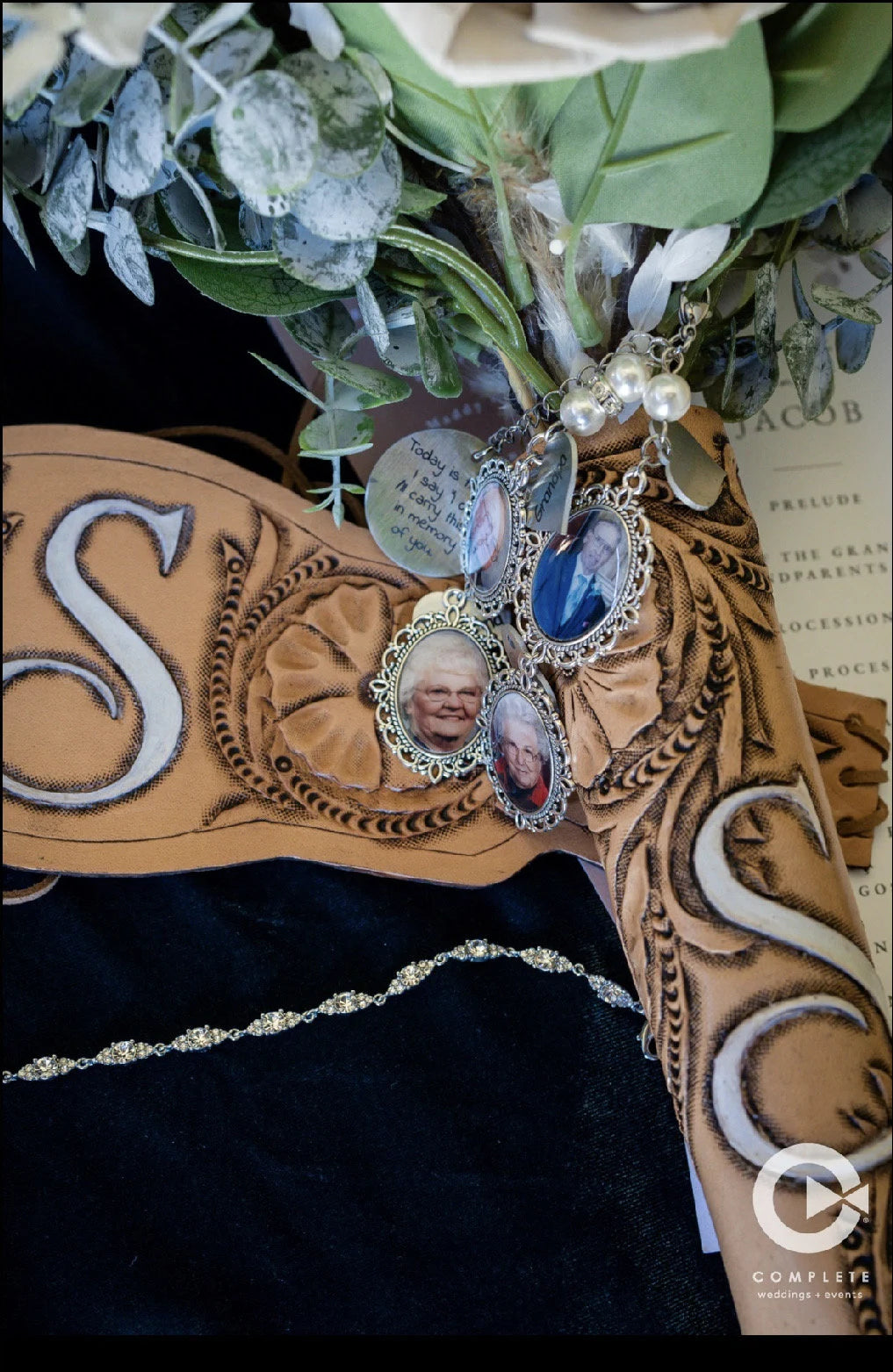 Leather Wedding Garter